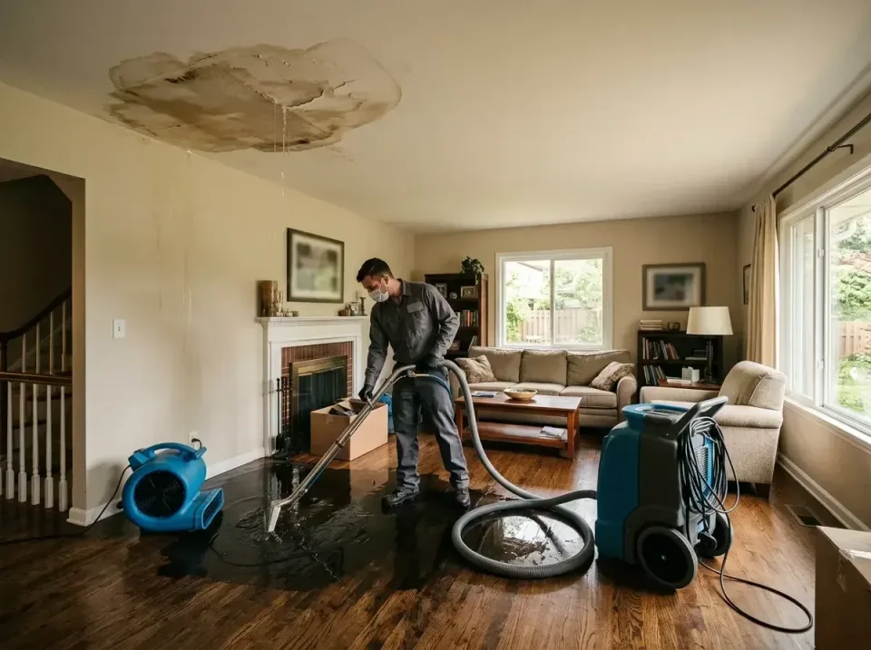 attic-pipe-burst-ceiling-drip-008 — frequently asked questions, Water Damage Restoration & Carpet Care in Greeneville, TN